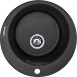 Кухонная мойка Zigmund&Shtain KREIS 480 черный базальт/иск.гранит